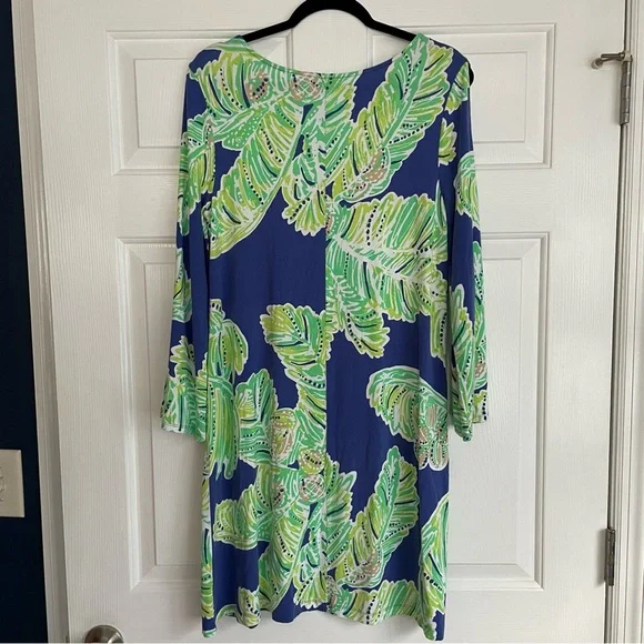 Lilly Pulitzer Ophelia Dress Blue Green - Picture 2 of 7